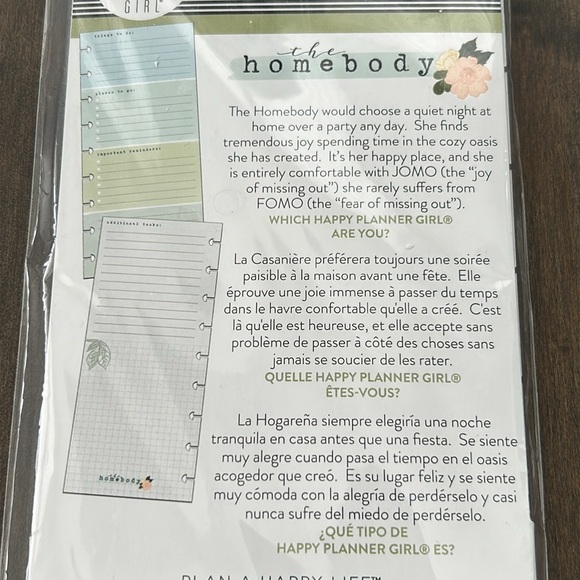 ME & MY BIG IDEAS Happy Planner Homebody Paper Bundle, Skinny Planner Sheets - Picture 6 of 6